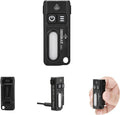 CE3 Rechargeable Keychain Flashlight, 750 Lumens Mini EDC Flashlight with RGB Side Light, Magnetic Base, Pocket Clip and USB-C Charging, Compact Work Light for Camping and Emergency