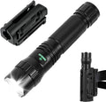 W70 Police Flashlight with Holster, 1100 Lumens Rechargeable LED Flashlight and 360°Rotating Tactical Holster for Law Enforcement and Outdoor